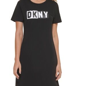 DKNY Black Logo Dress